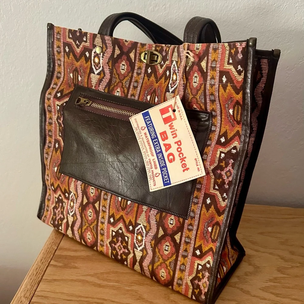 70s Deadstock Vinyl Tote